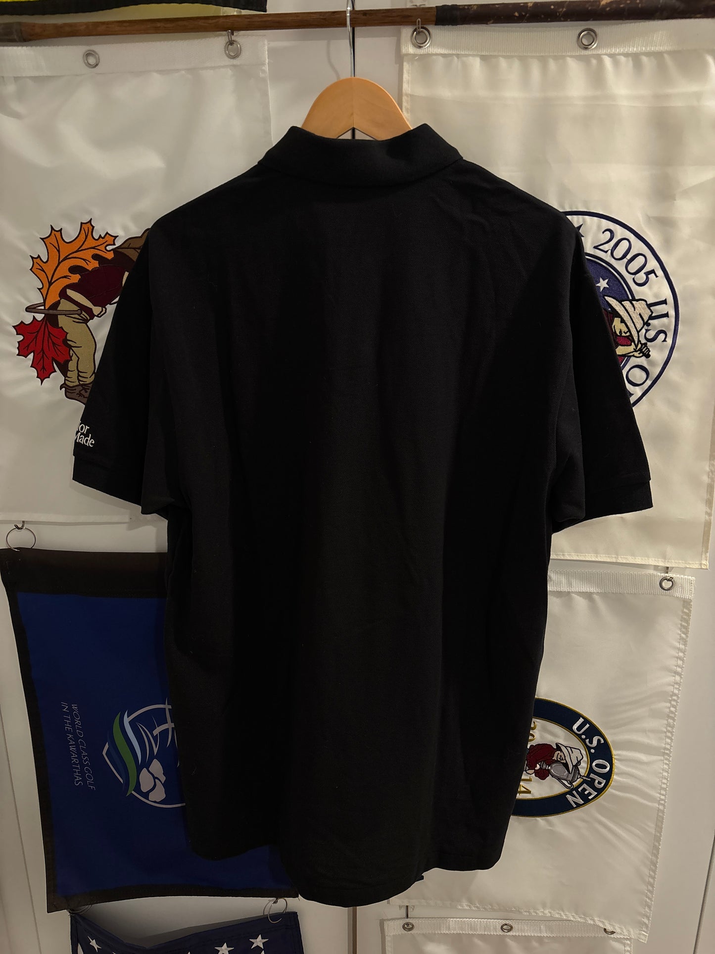 1990s Taylormade Classic Logo Polo Shirt Black