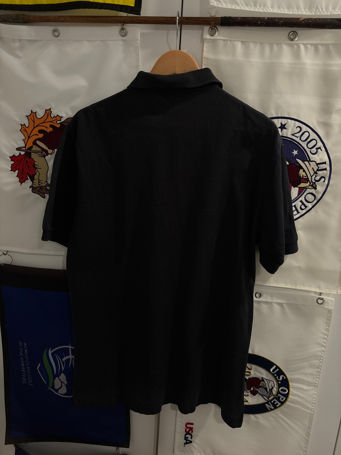1990s Taylormade Classic Logo Polo Shirt Black