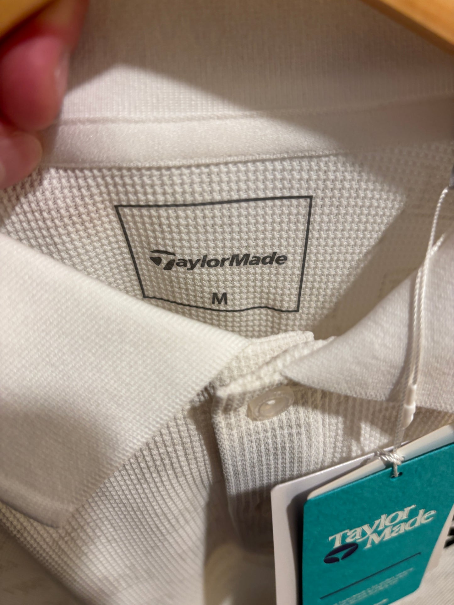 2020s Taylormade Classic Logo TM Monogram Polo White