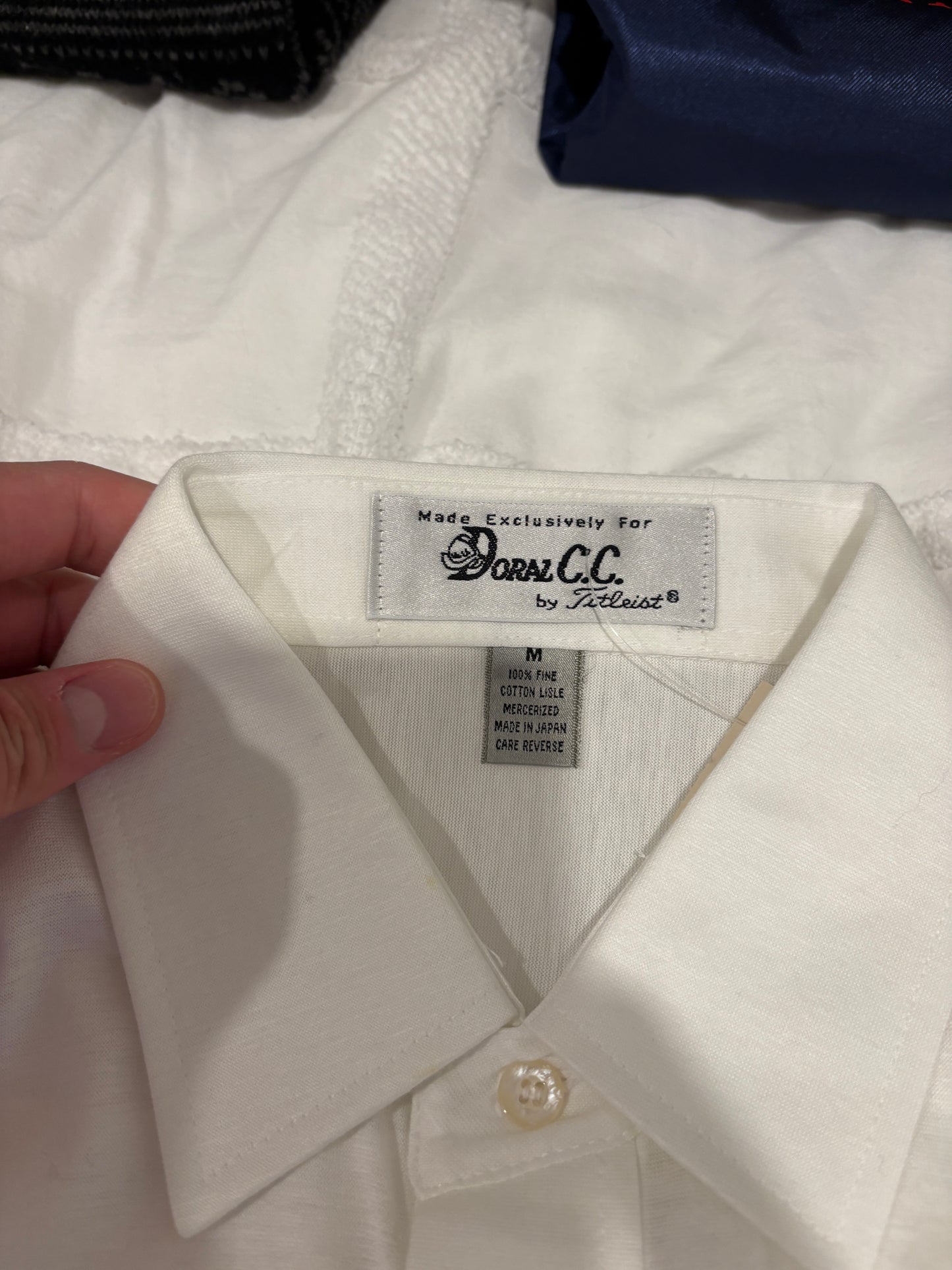 1990s Vintage Titleist Trump Doral Country Club Polo