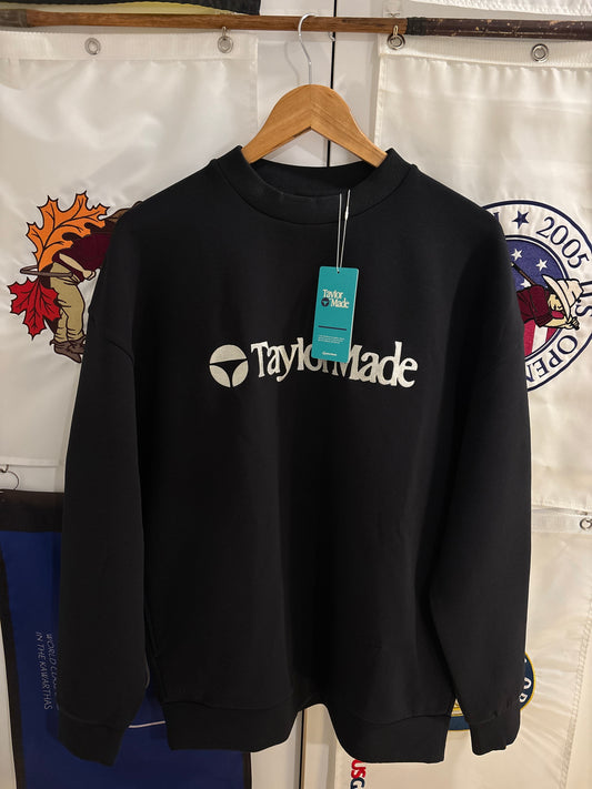 2020s Retro Taylormade Classic Logo Sweater Black