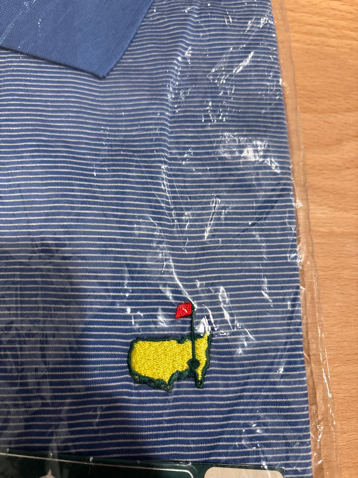 Masters Clubhouse Collection Augusta National Logo Polo Blue