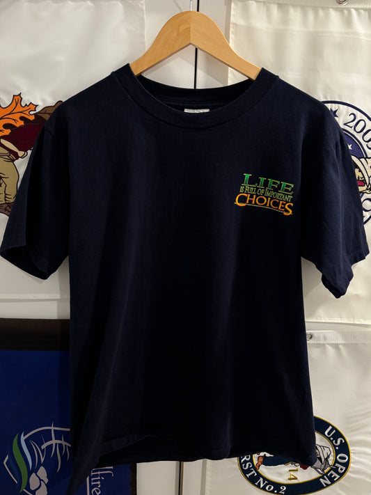 1996 Vintage Life is Full of Important Choices Golf Courses/Balls T Shirt