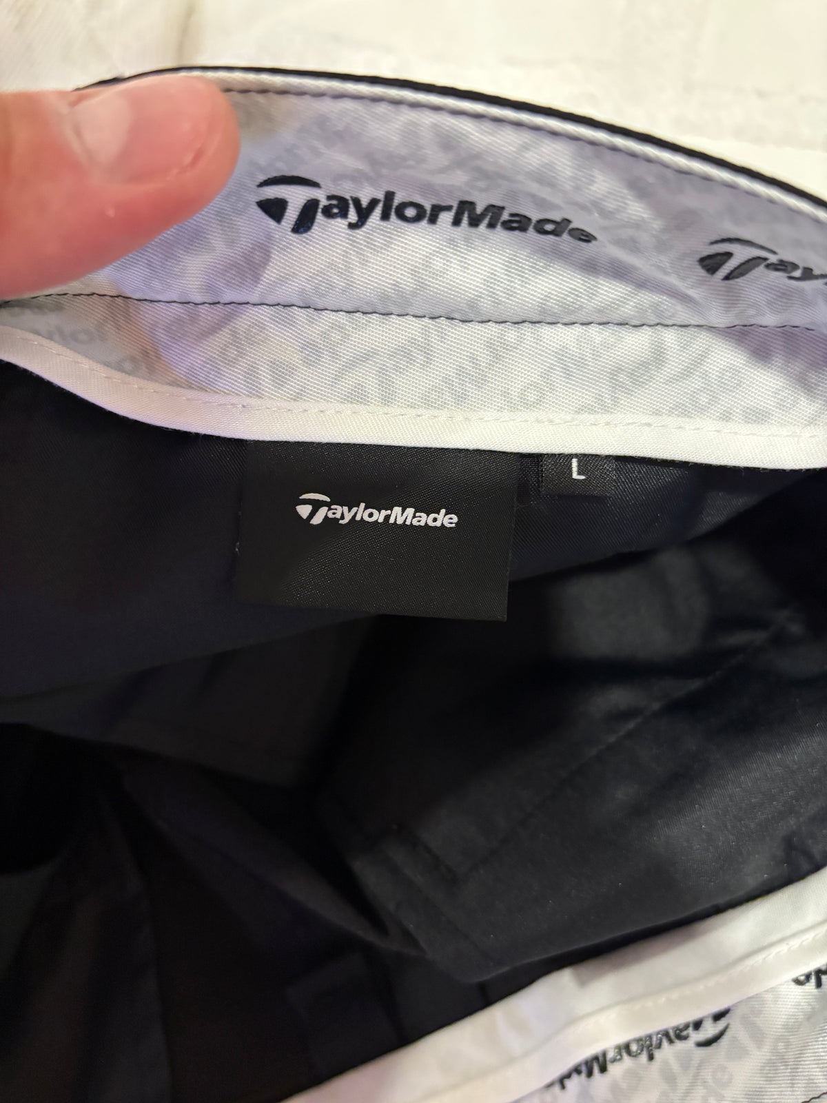 TaylorMade Classic Logo Belted Shorts Black