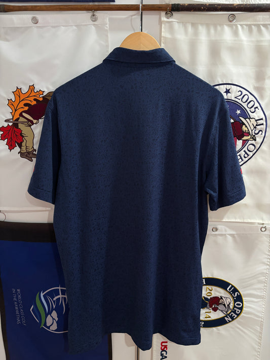 Scotty Cameron Peter Millar Circle L Agave Man Polo Shirt Blue