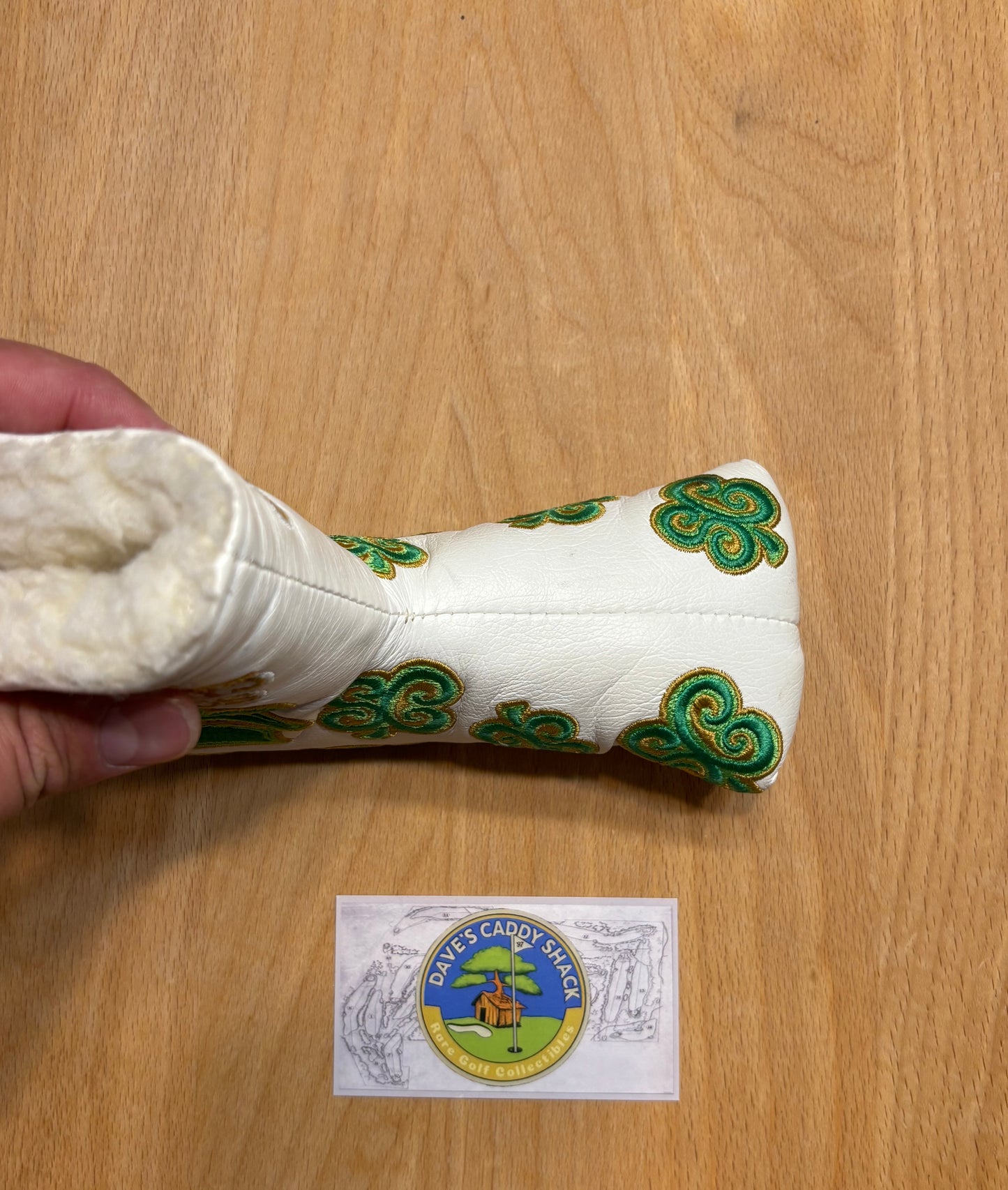 2011 Scotty Cameron St Patricks Day Dancing SC Clovers White Headcover