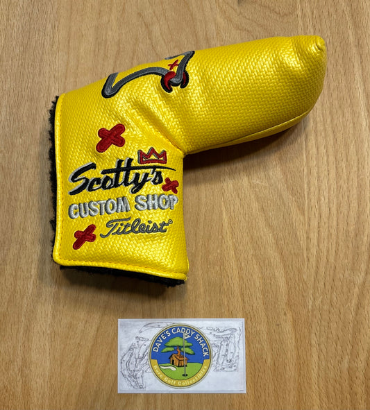 2012 Scotty Cameron Custom Shop Junk Yard Dog Yellow Headcover
