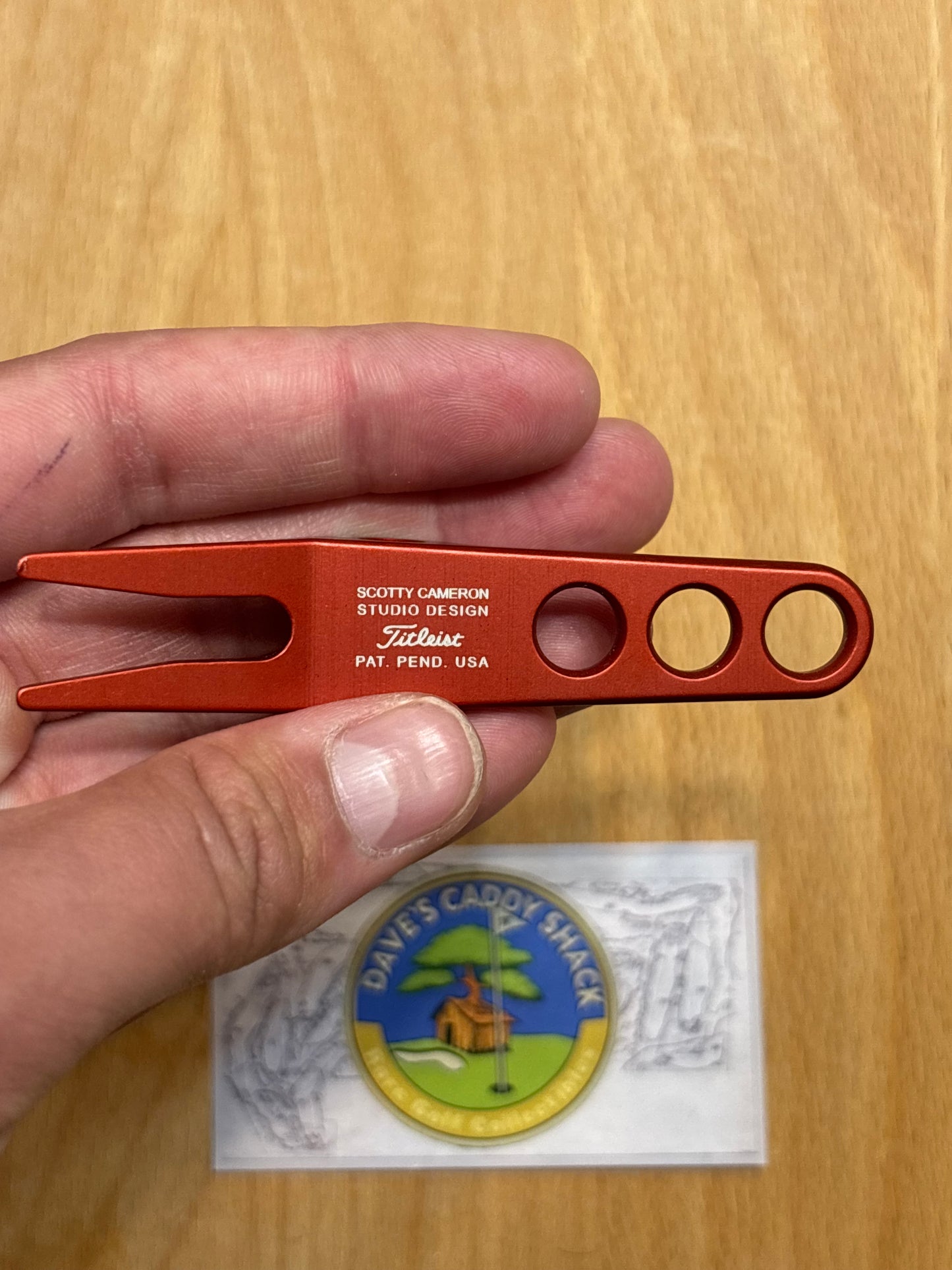 2000s Scotty Cameron Pivot Tool Red