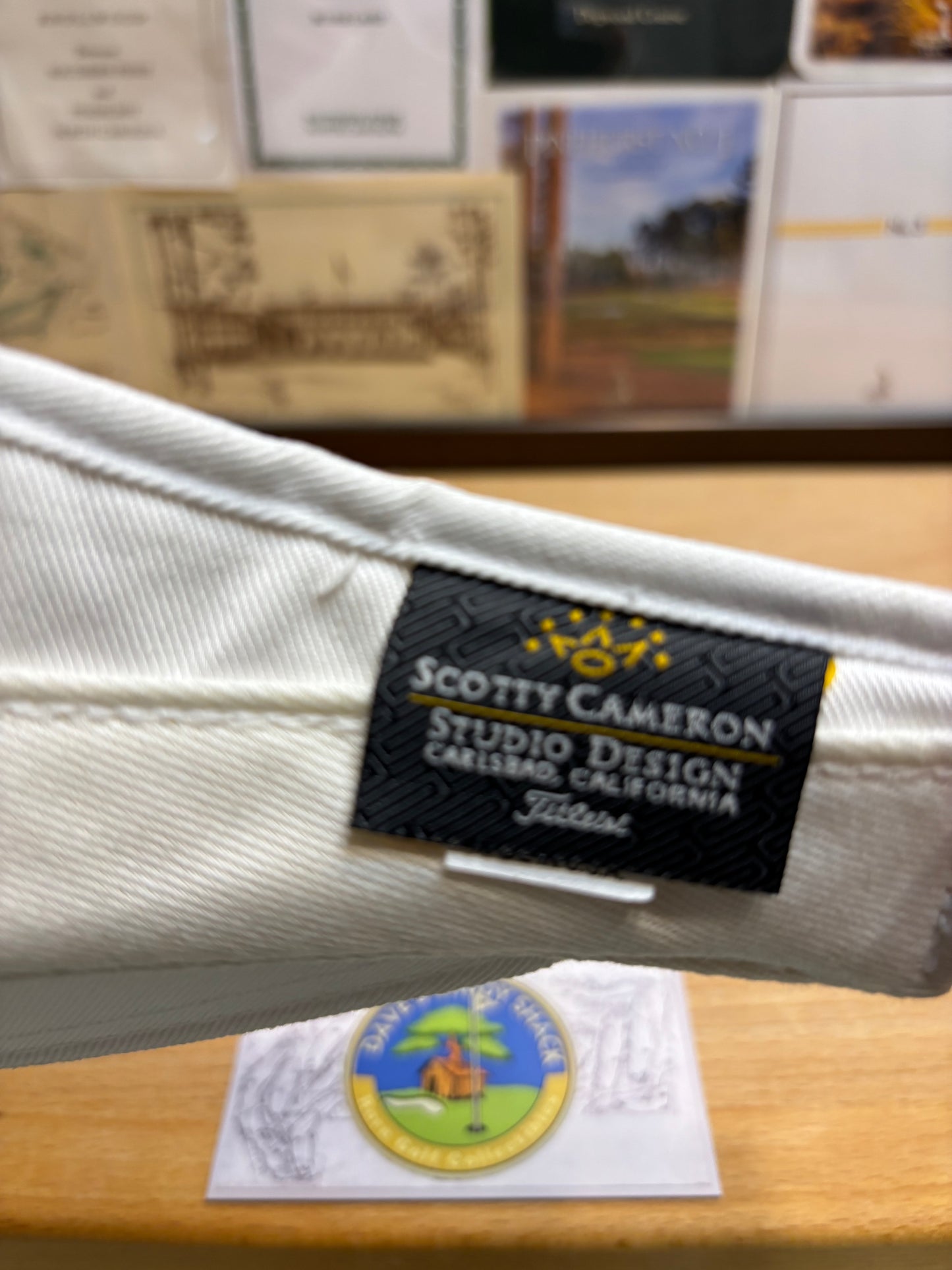 2000s Scotty Cameron Scotty Dog Japan Museum & Gallery Visor White