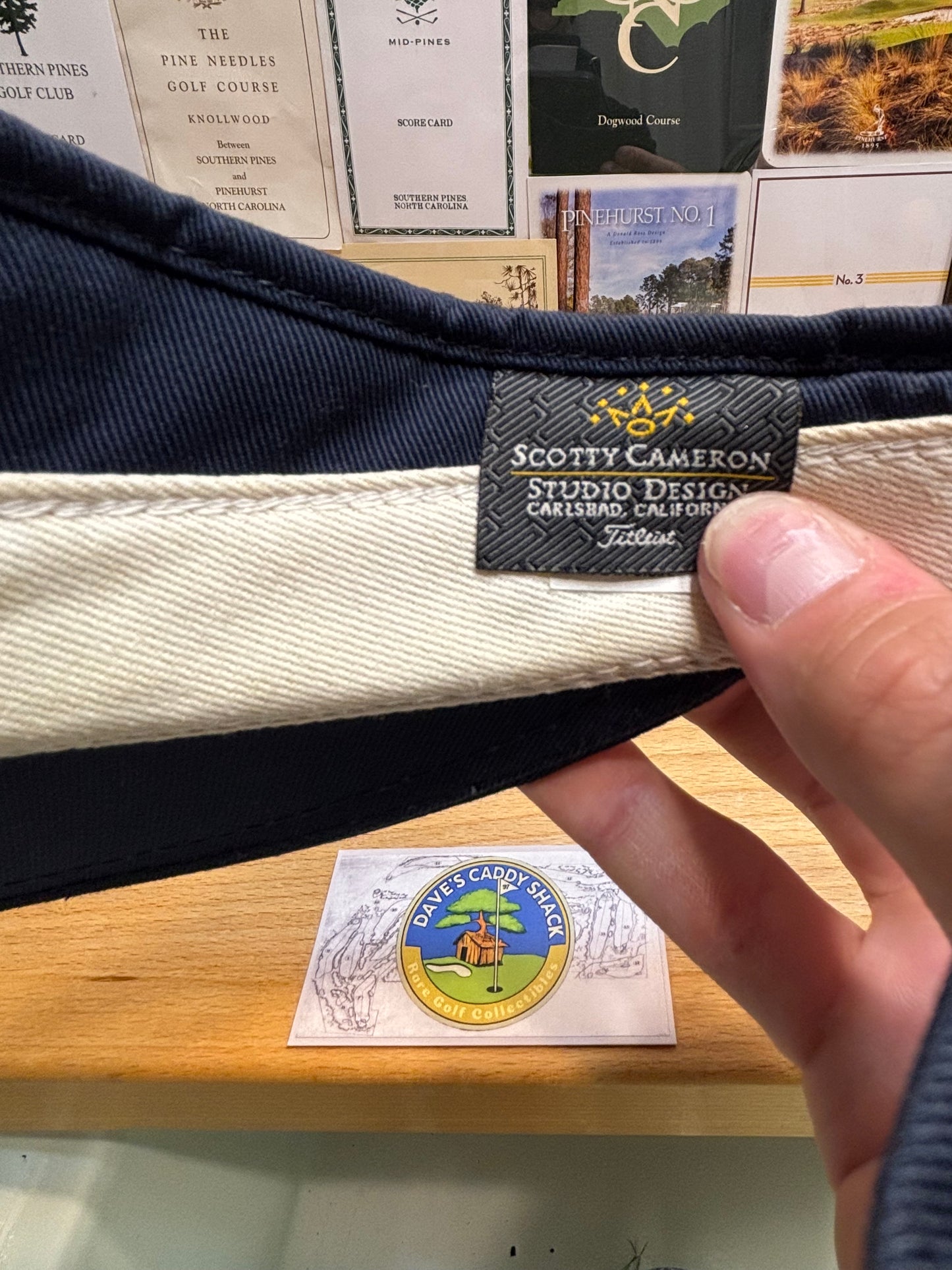 2000s Scotty Cameron Scotty's Custom Shop Visor Navy