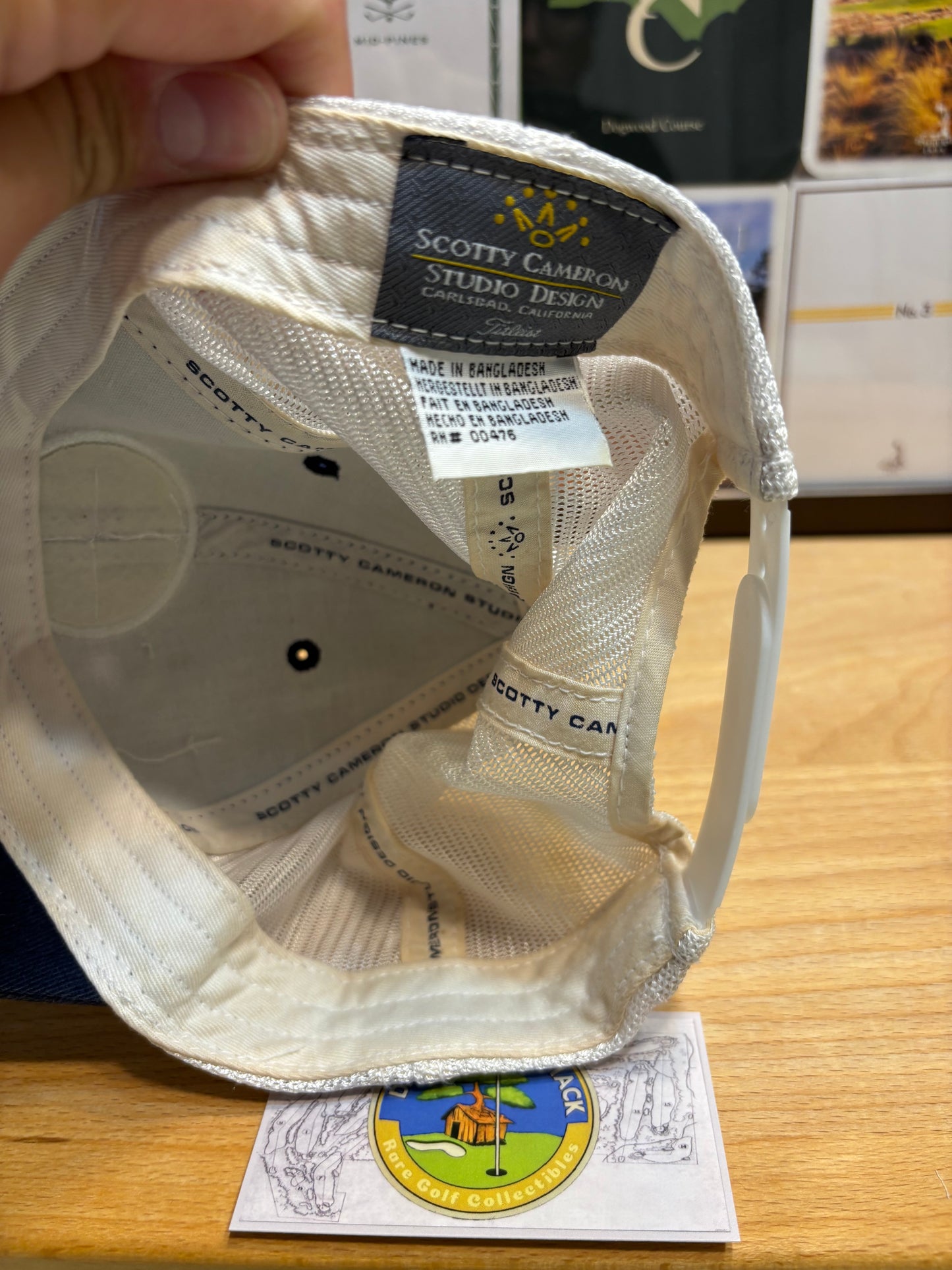 2000s Scotty Cameron Custom Shop Logo Mesh Hat Navy