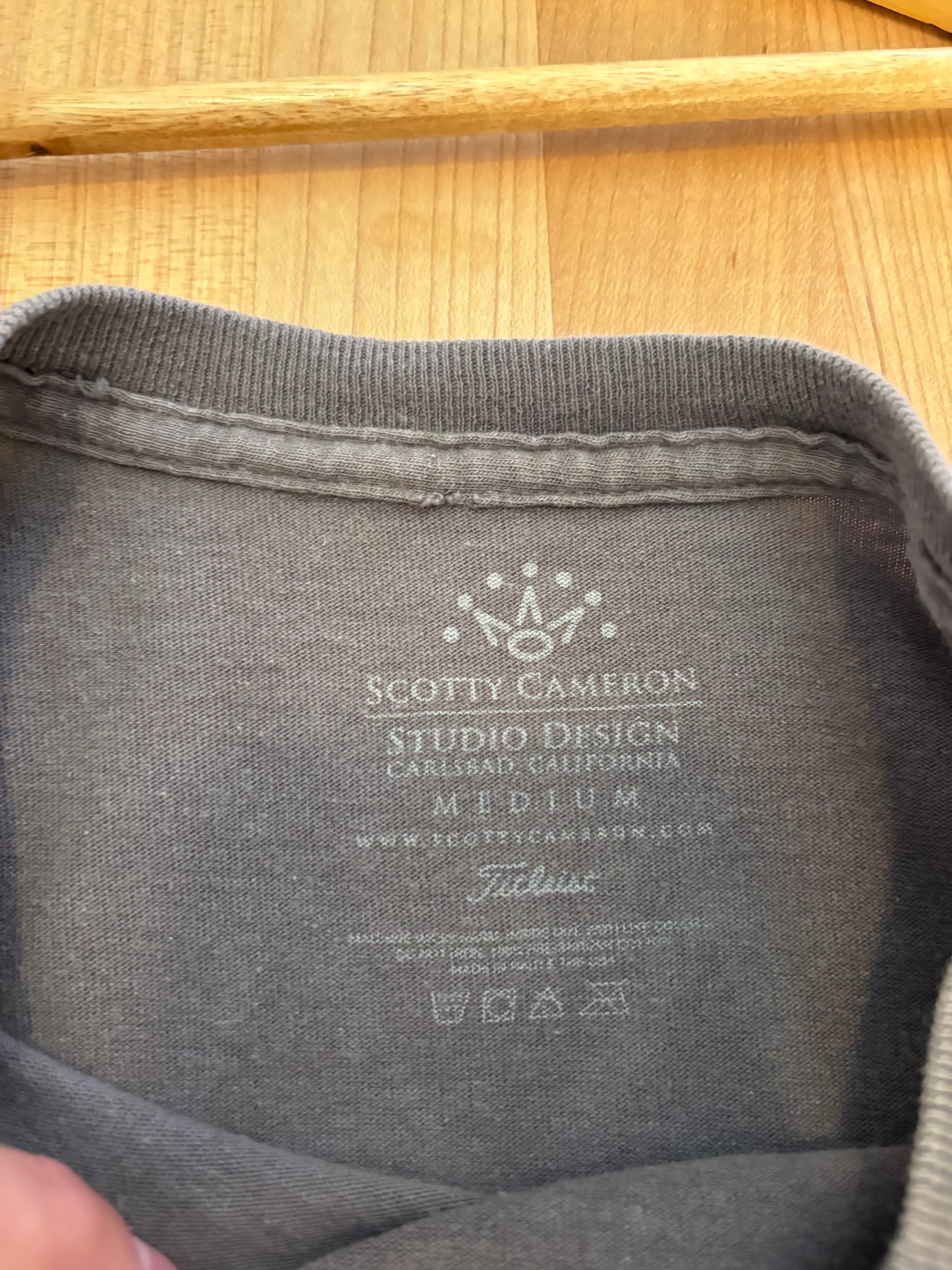 2020s Scotty Cameron Jester Skull Logo Gray T Shirt