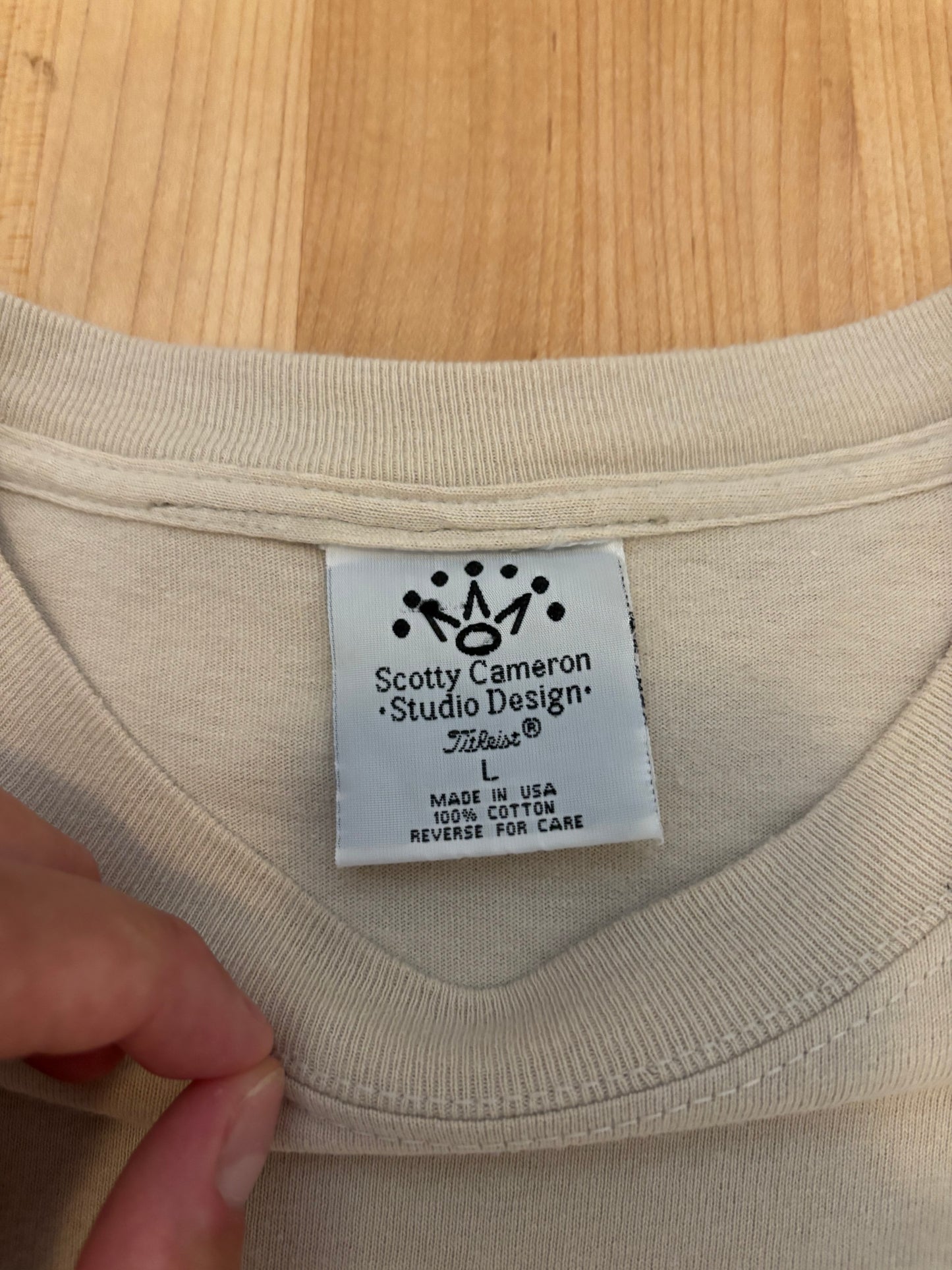 1990s Scotty Cameron By Titleist Double Sided T Shirt