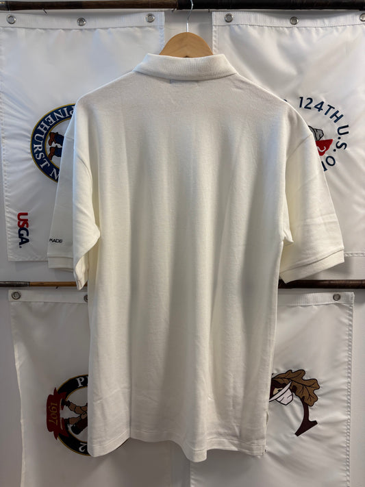 1990s Vintage Taylormade T Logo Polo White