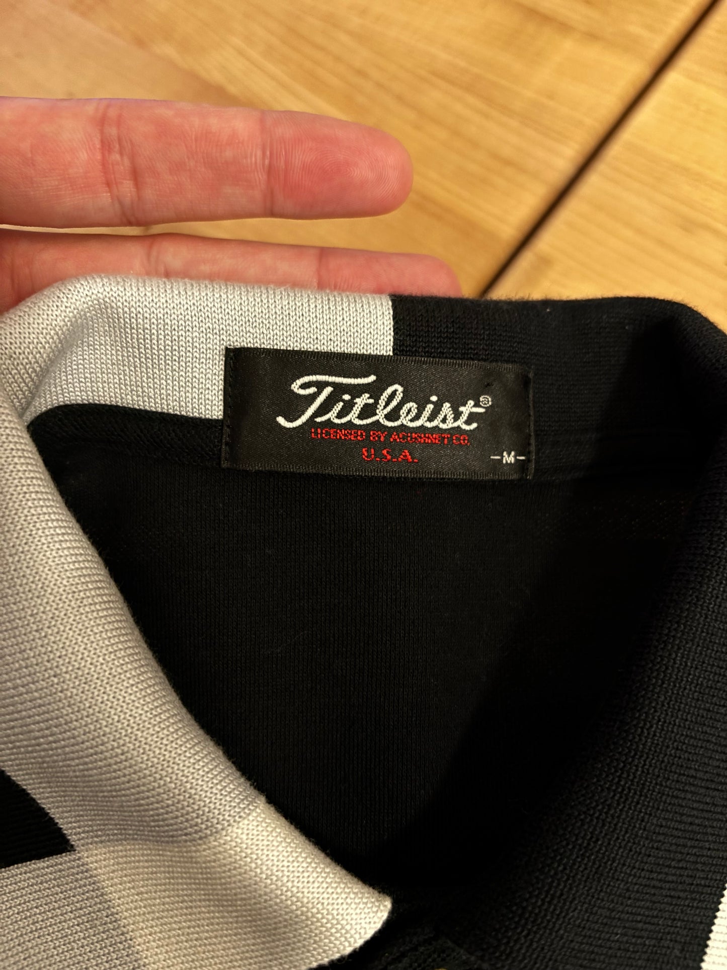 1990s Vintage Titleist Script Logo Black