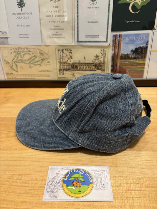 1990s Vintage Taylormade Classic Logo Denim Hat