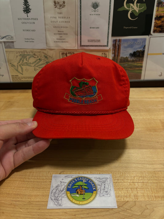 1990s Vintage Pebble Beach Shore Logo Hat