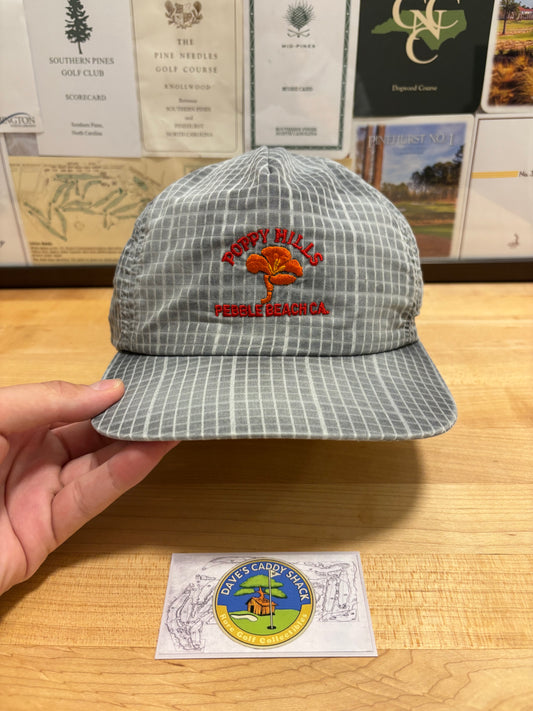 1990s Vintage Poppy Hills Pebble Beach Logo Hat
