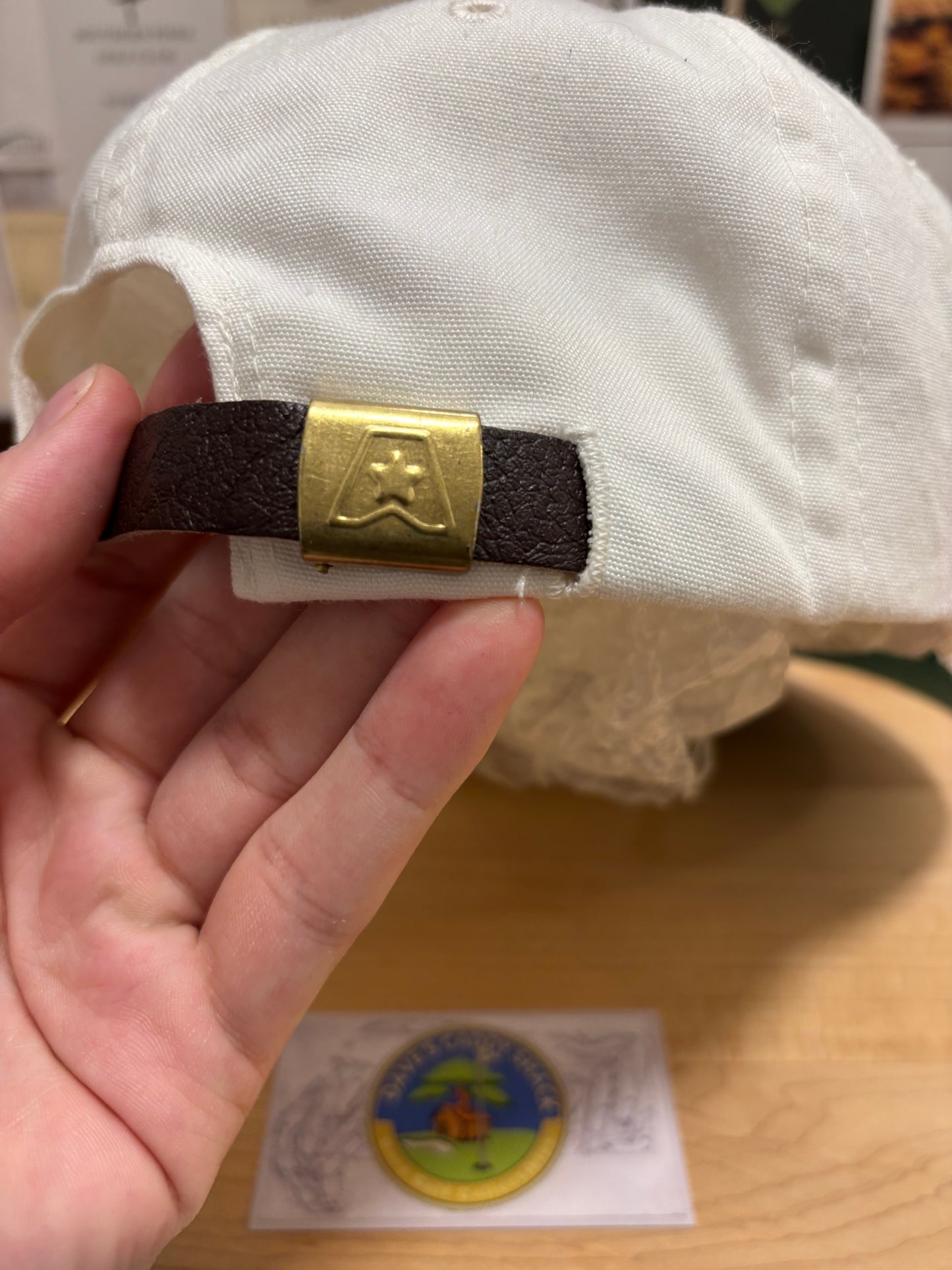 1990s Vintage Trump Doral Blue Monster Golf Club Texace Rope Hat