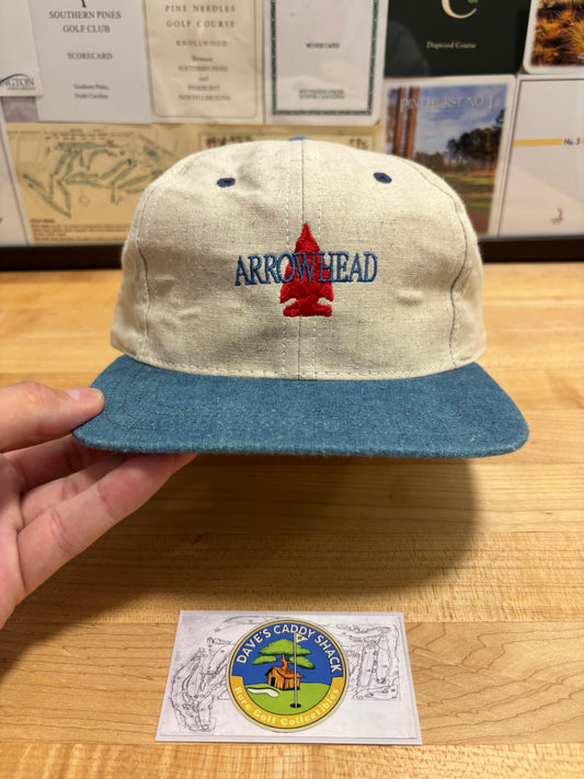1990s Vintage Arrowhead Golf Club Hat