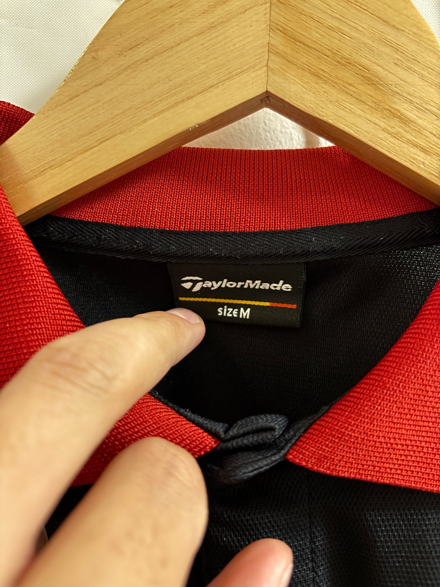 2010s Taylormade Retro Classic Logo Polo Black