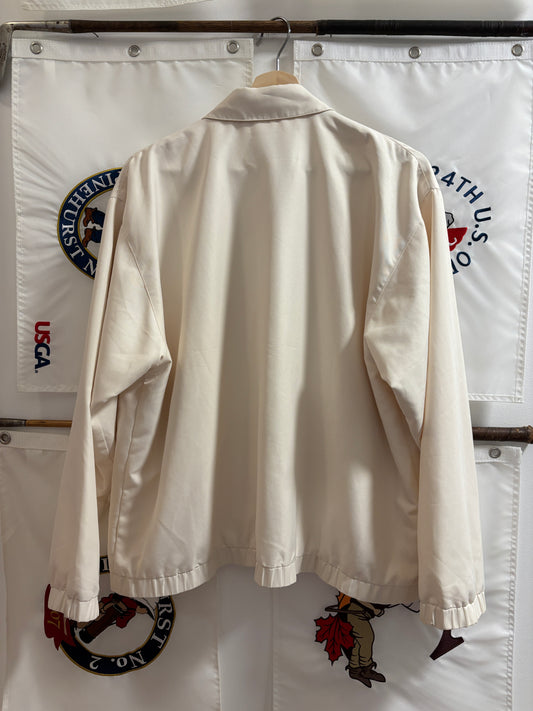 1990s Vintage Masters Slazenger Coaches Jacket Cream
