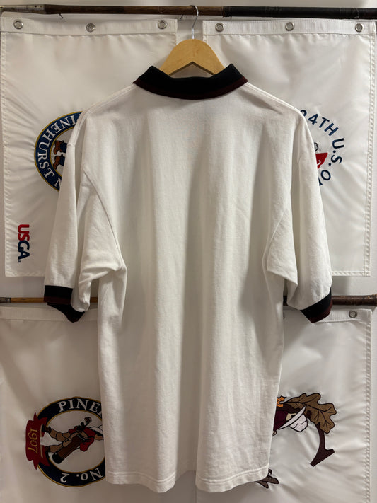 1990s Vintage Taylormade Script TM Circle Logo Polo