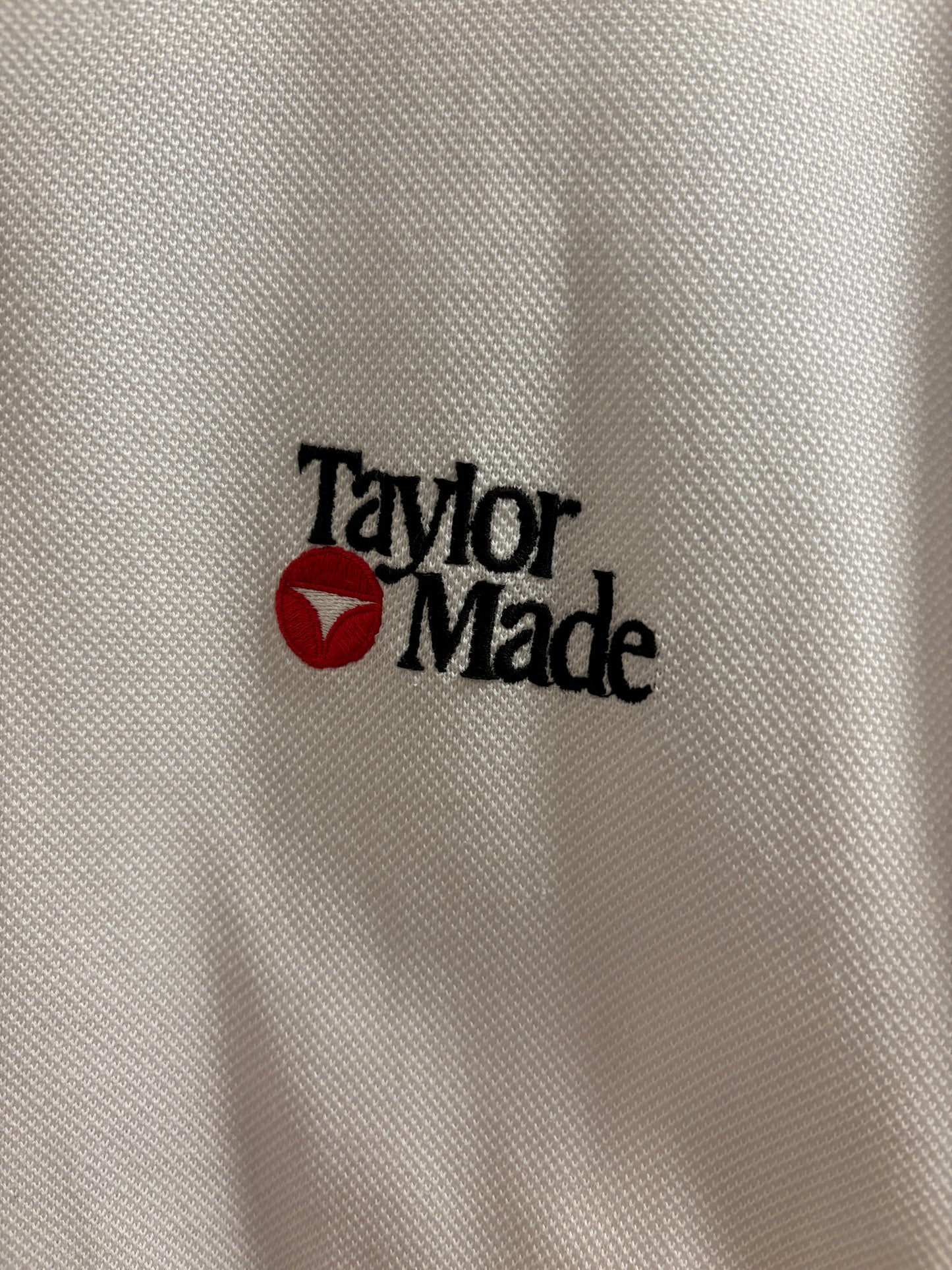 1990s Vintage Taylormade Classic Logo Polo White