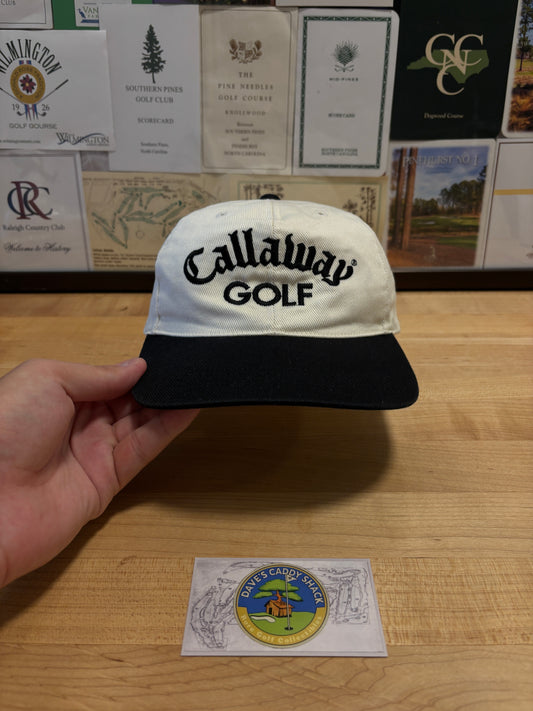 1990s Vintage Callaway Big Bertha Sir Isaac Newton Logo Hat