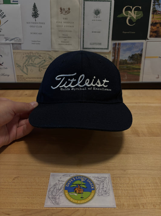 1990s Vintage Titleist Golf Symbol of Excellence Hat
