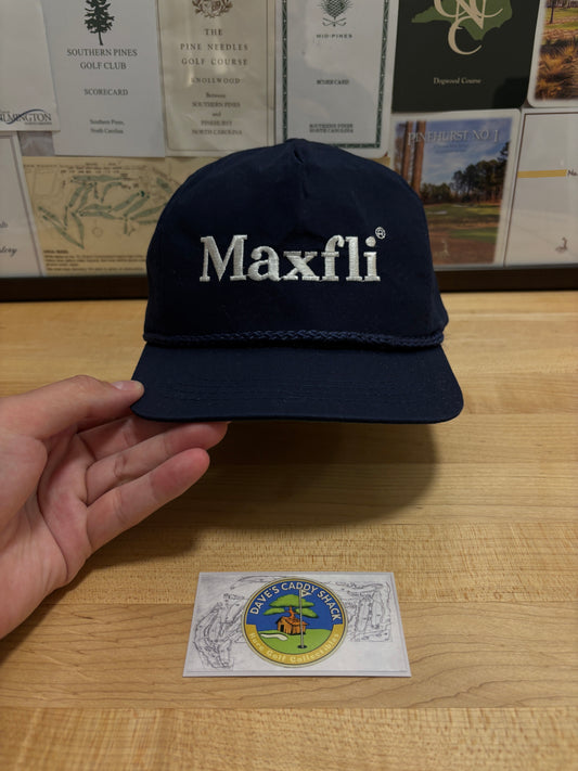 1990s Vintage MAXFLI Golf Script Logo Snapback Hat