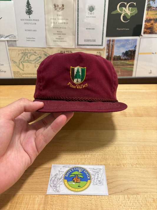1990s Vintage Pine Valley Golf Club Logo Hat
