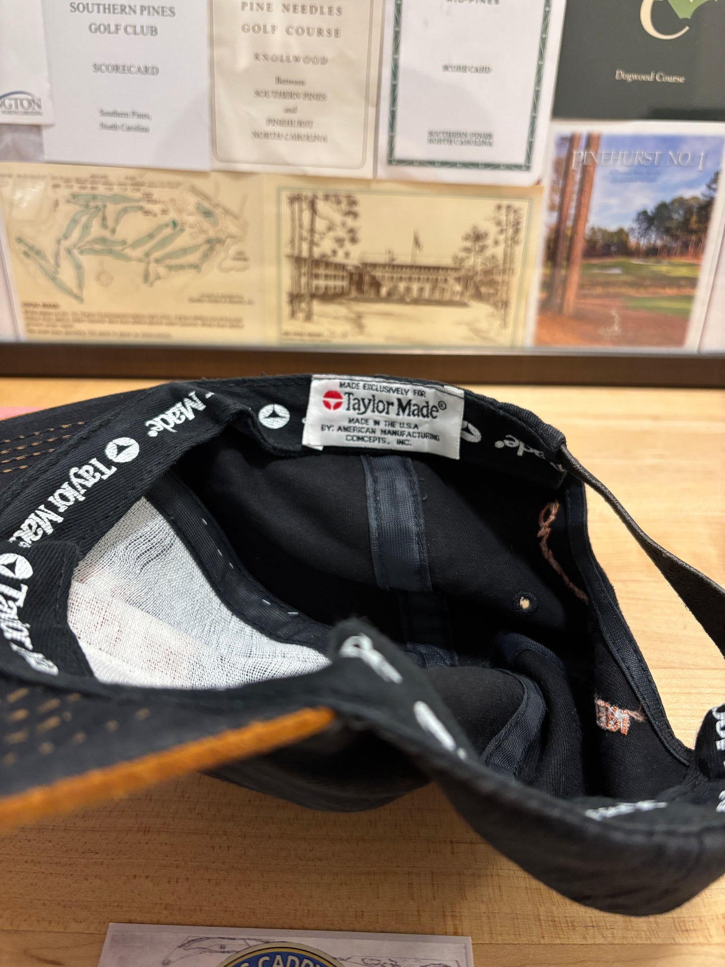 1990s Vintage TaylorMade Classic Logo/Burner Bubble Golf Hat