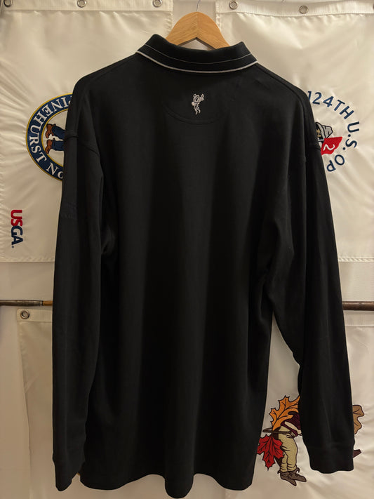 1990s Vintage Pebble Beach AT&T Pro Am Longsleeve Ashworth Polo