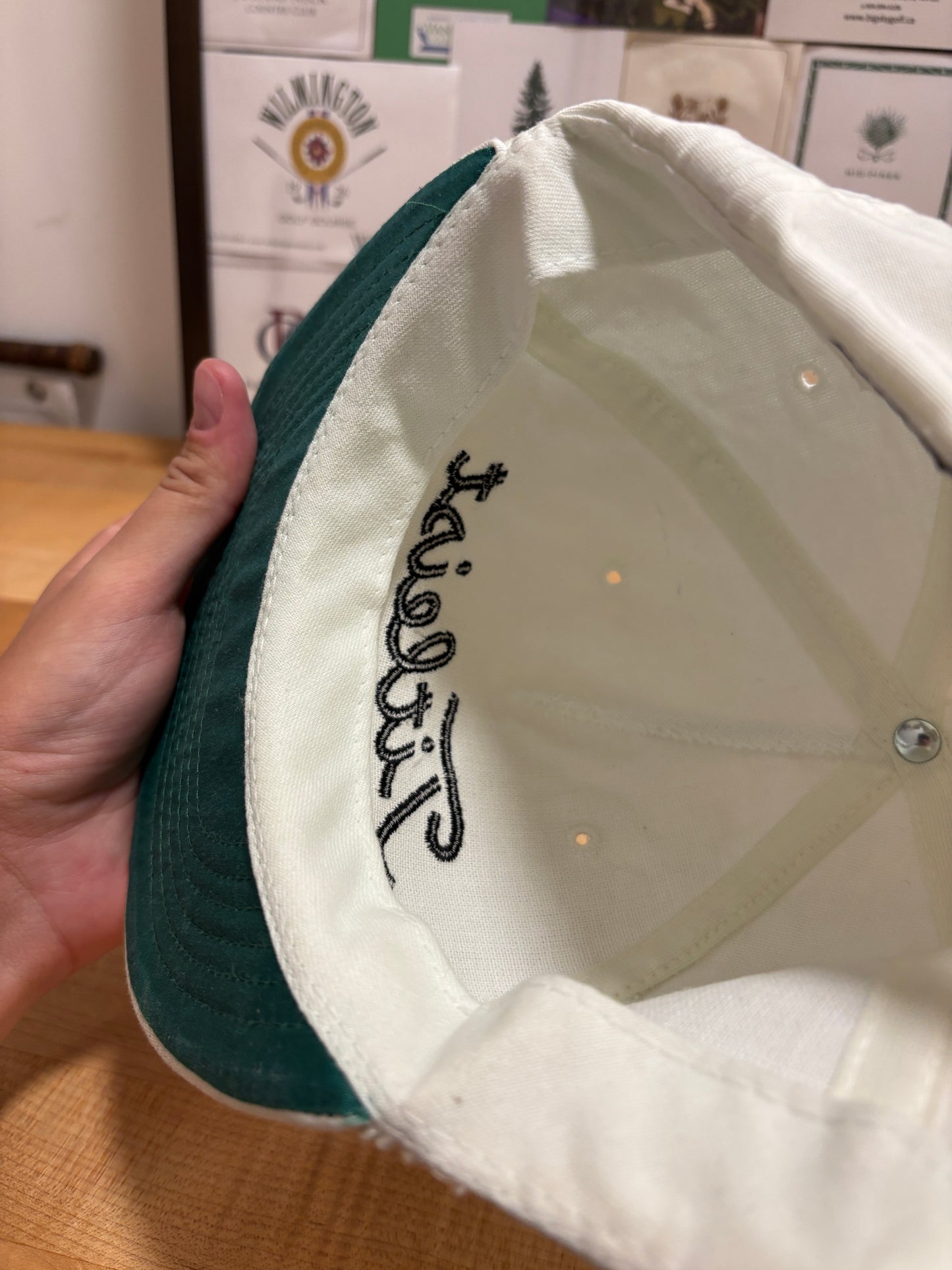 1990s Vintage Titleist Texace Script Logo Hat Rope Hat