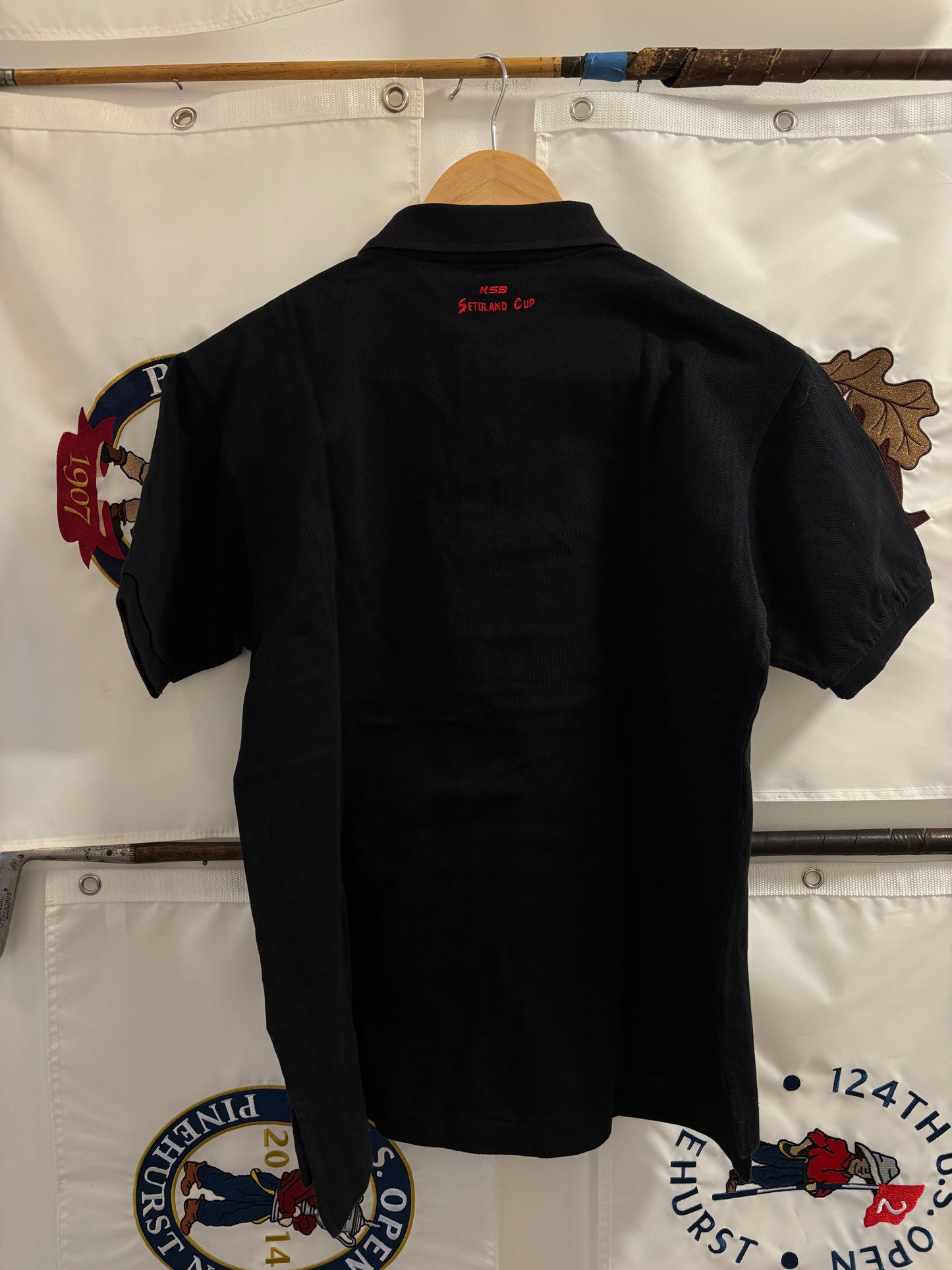 1990s Taylormade Classic Logo Polo Shirt Black