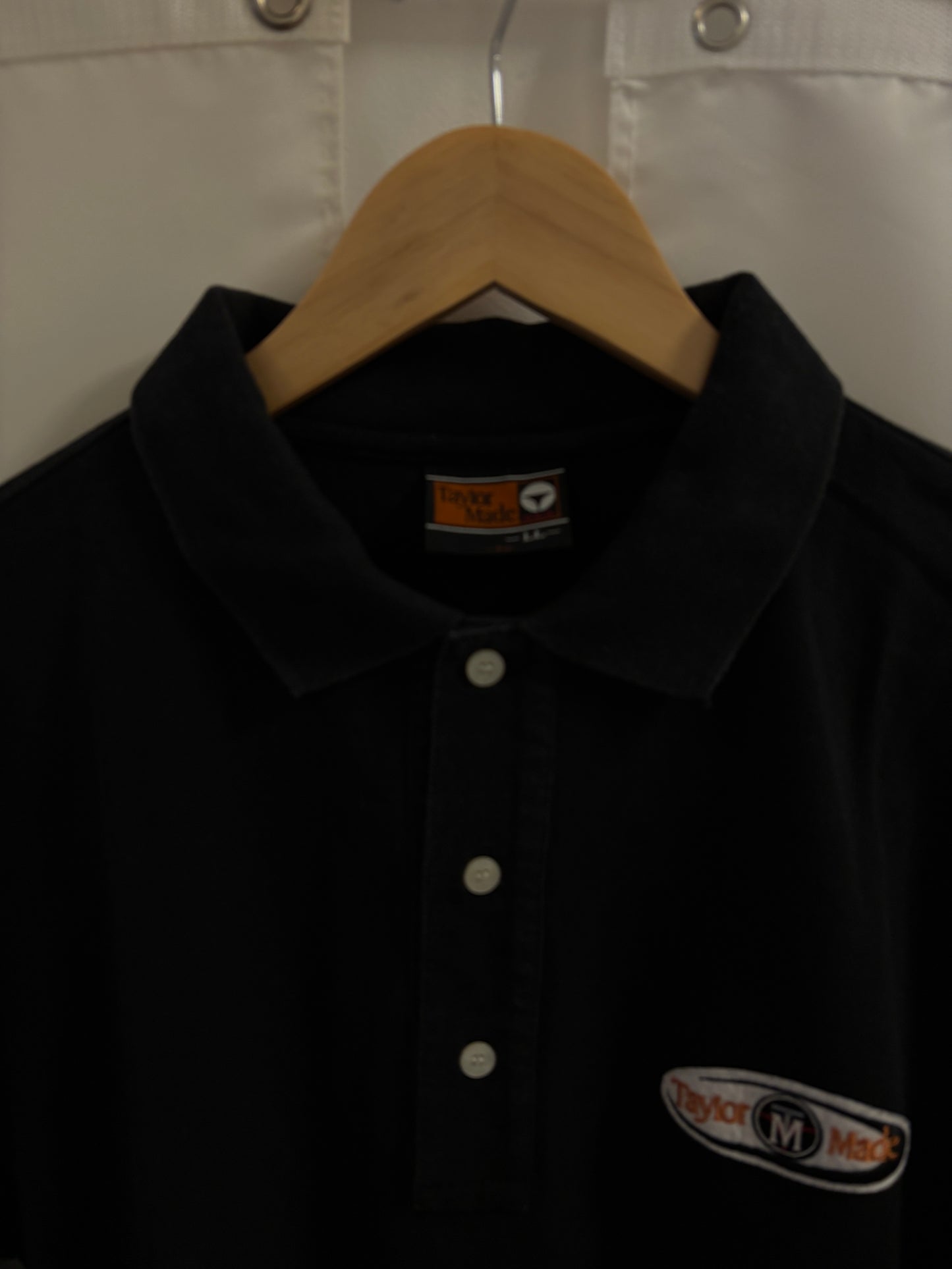 1990s Taylormade T Script Logo Polo Longsleeve Shirt