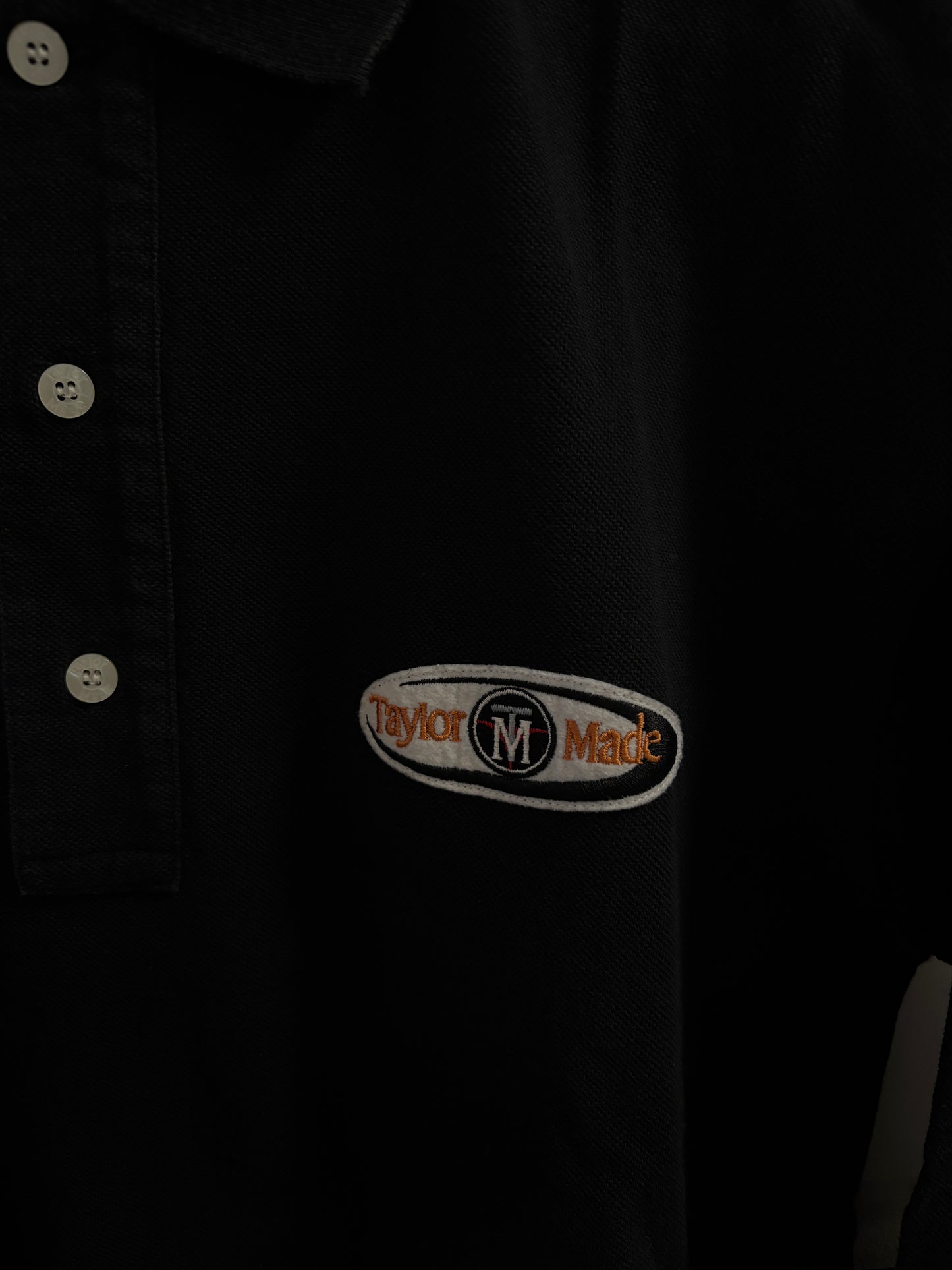 1990s Taylormade T Script Logo Polo Longsleeve Shirt