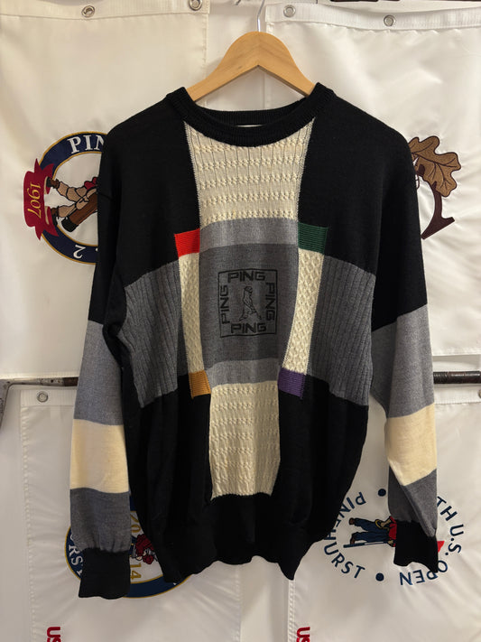 1990s Ping Patterned Sweater