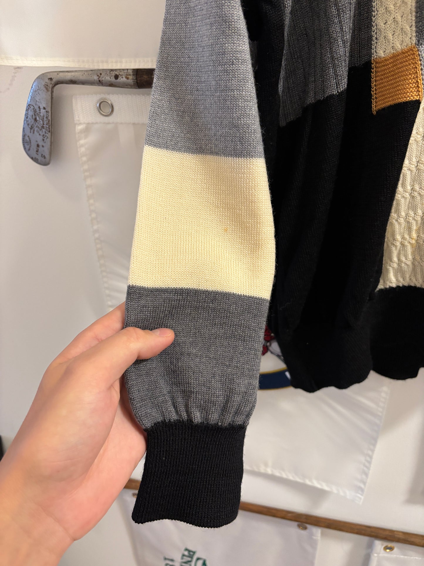 1990s Ping Patterned Sweater
