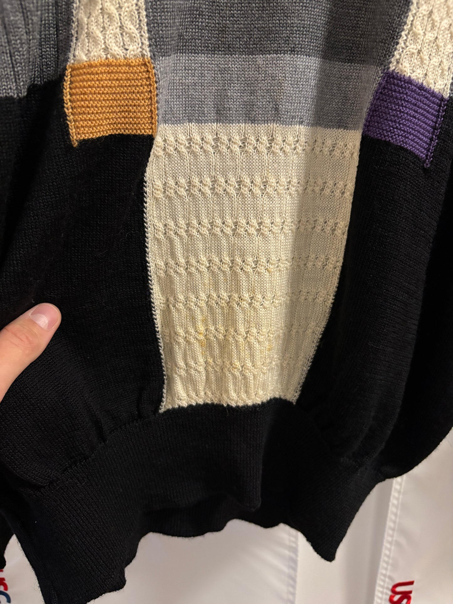 1990s Ping Patterned Sweater
