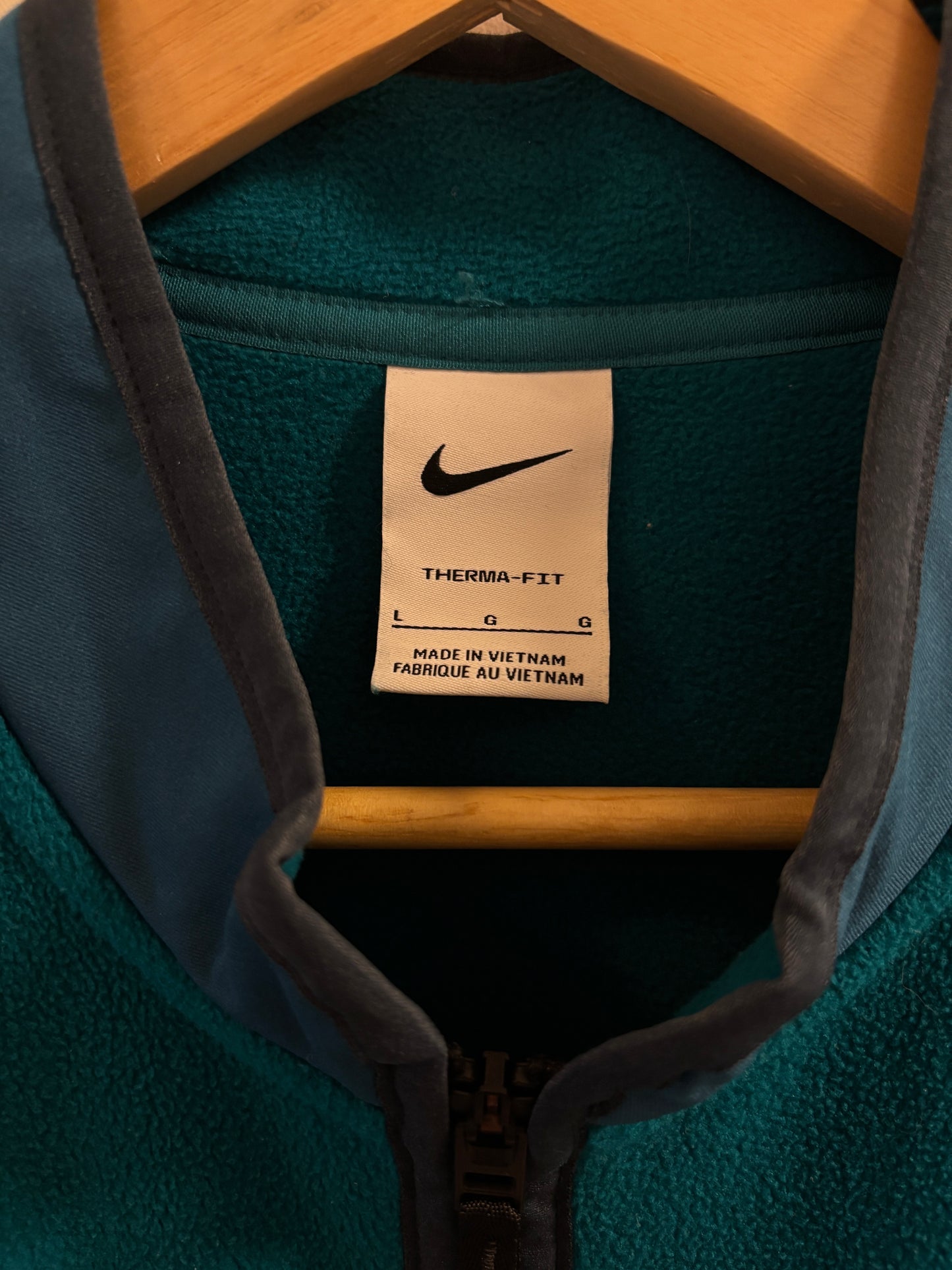 2020s Malbon Nike Fleece Vest Buckets Logo Blue