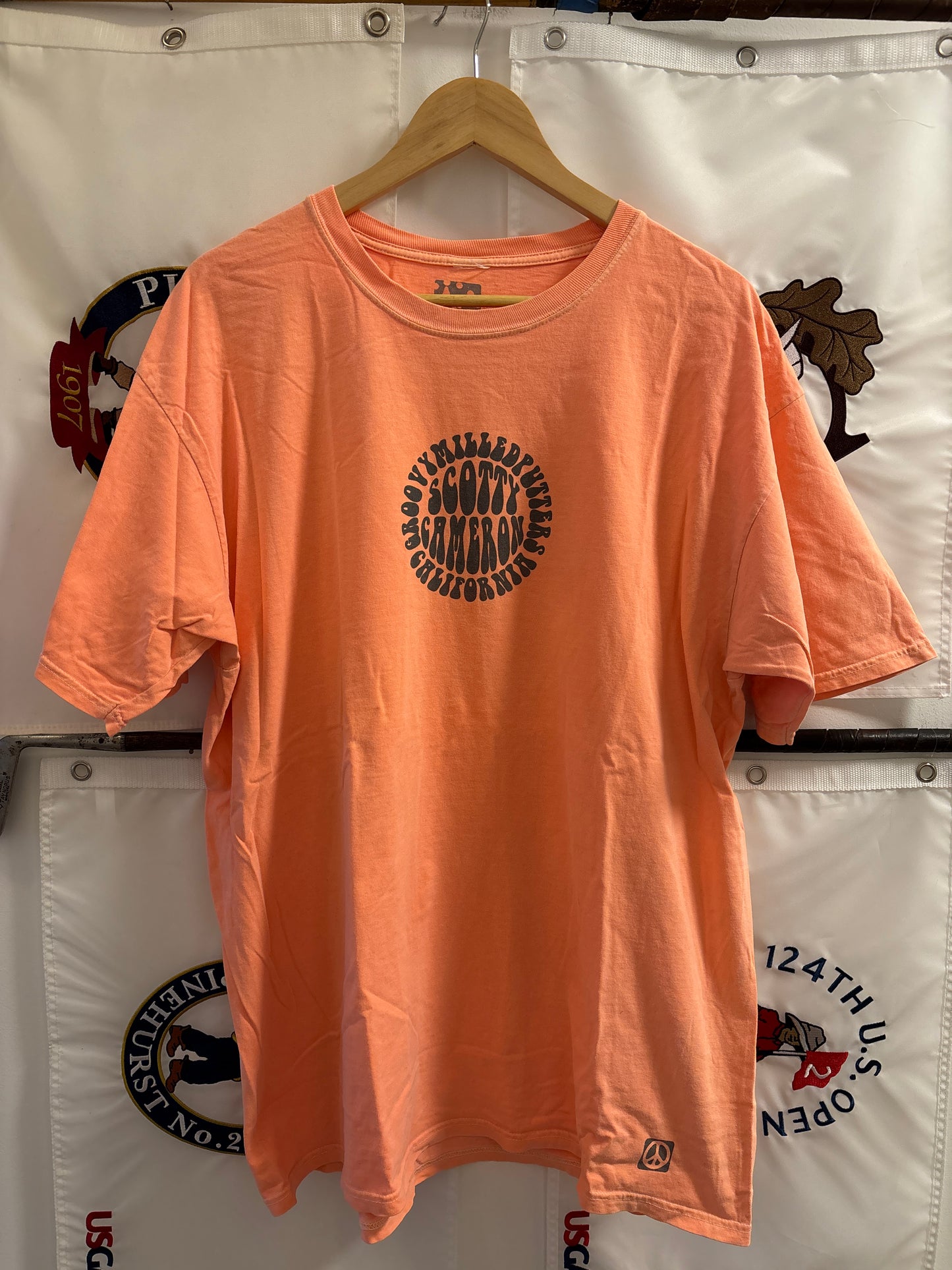 2020s Scotty Cameron Peace Hippy Logo Peach