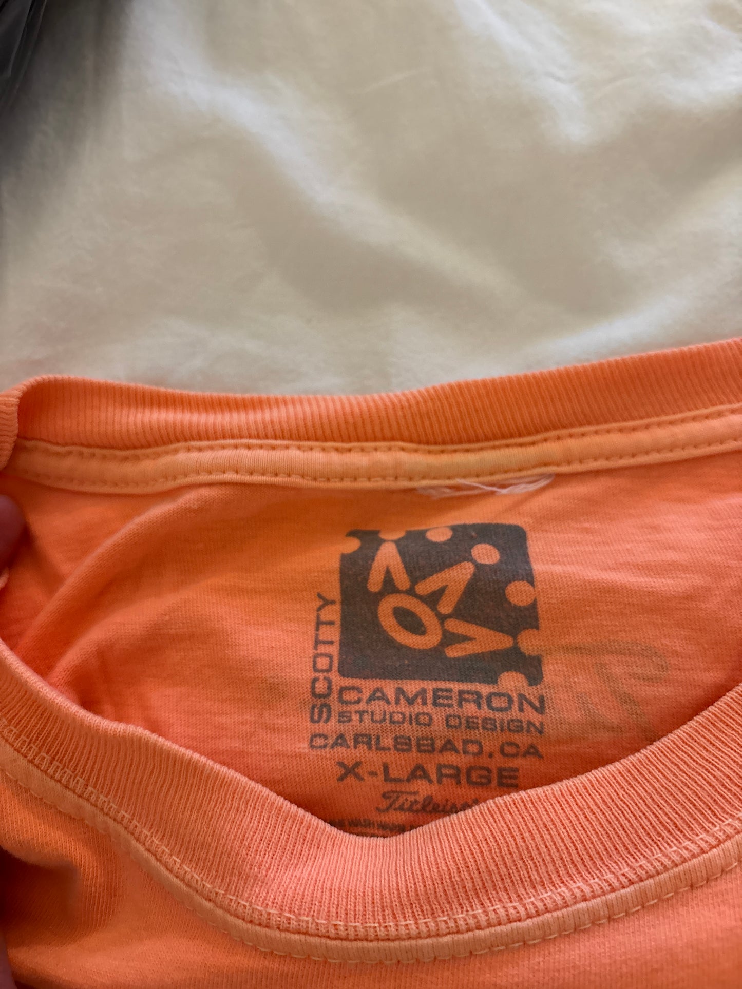 2020s Scotty Cameron Peace Hippy Logo Peach