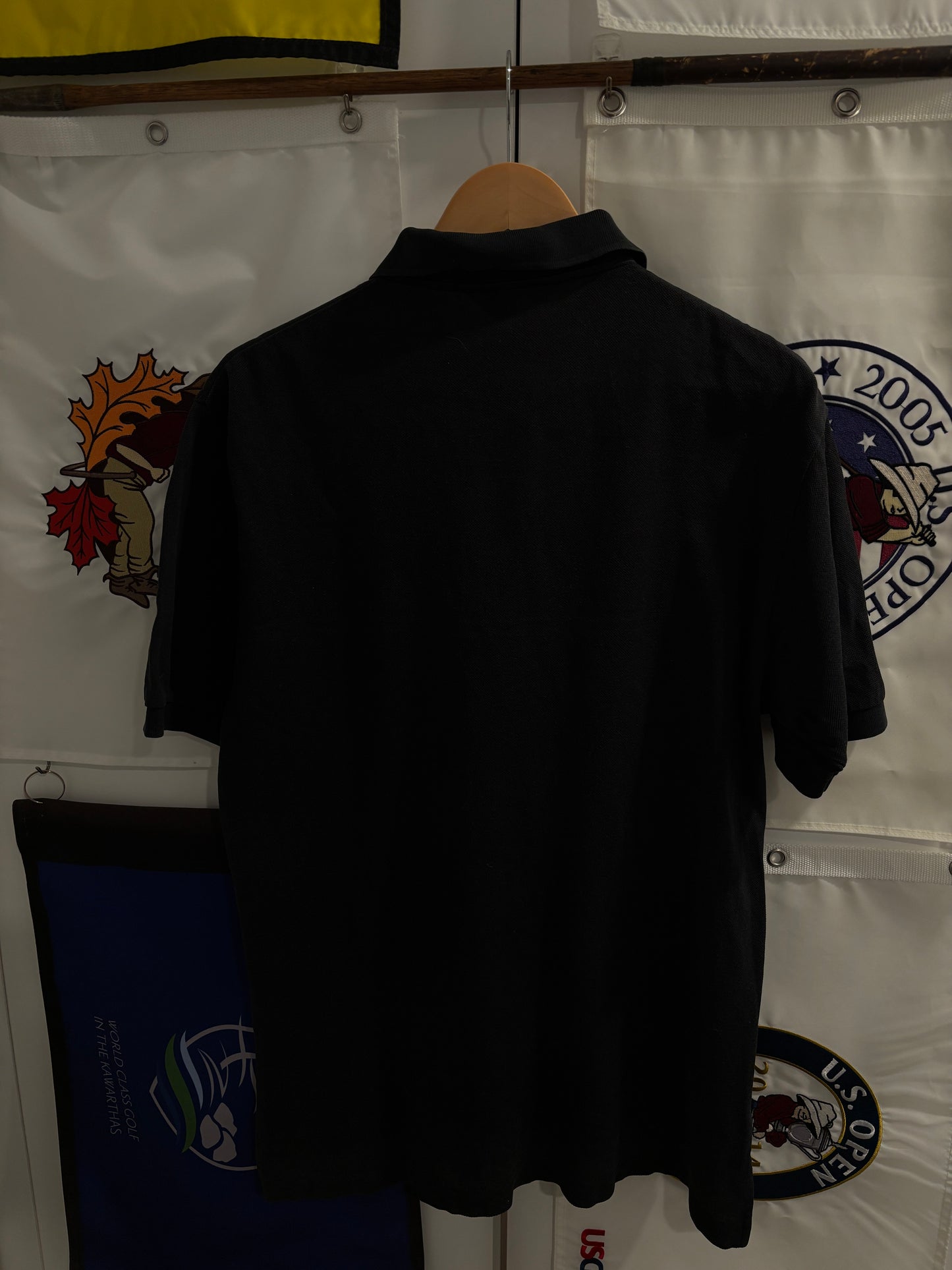 1990s Taylormade Classic Logo Polo Shirt Black