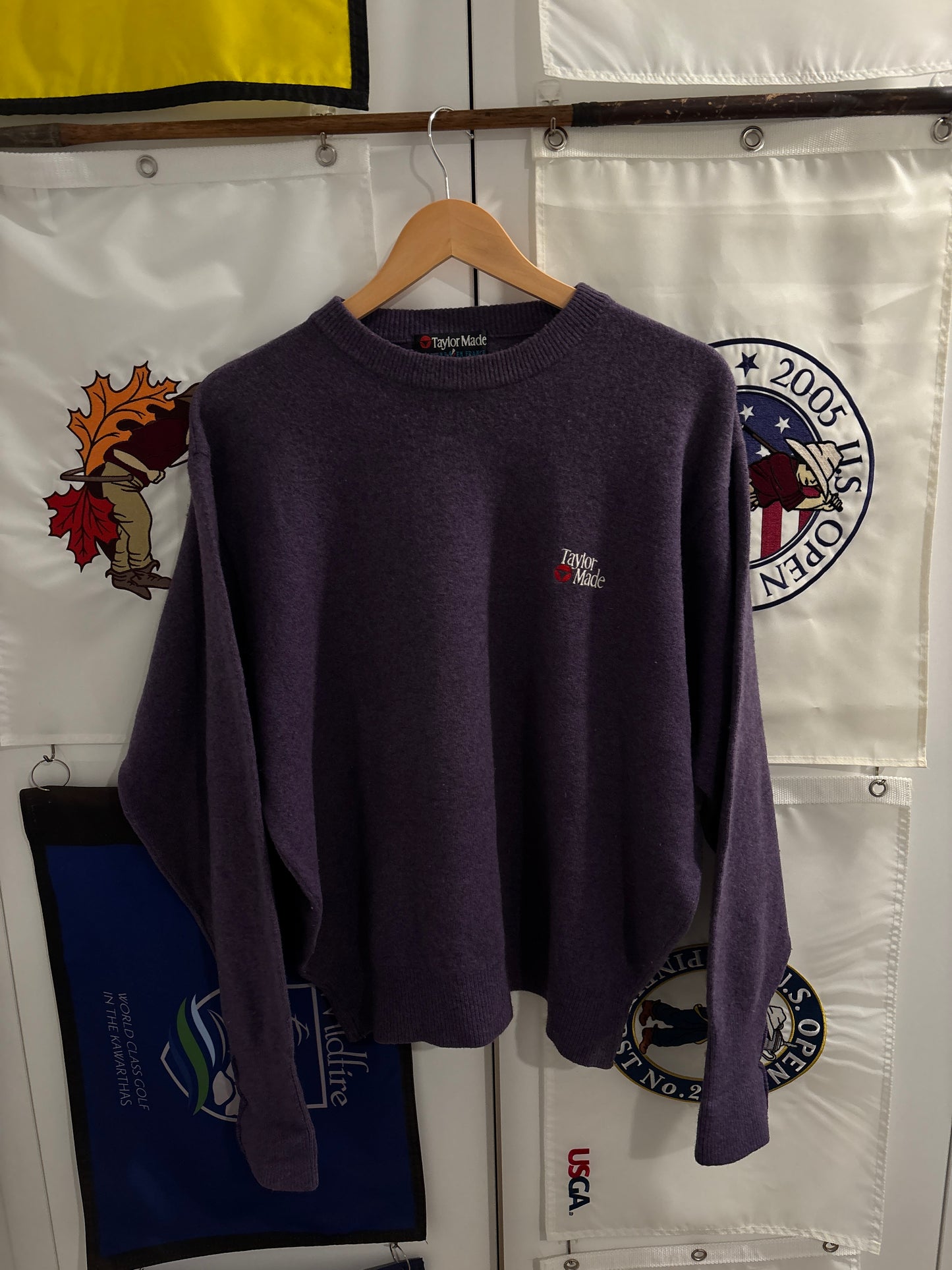 1990s Vintage Taylormade Classic Logo Wool Sweater