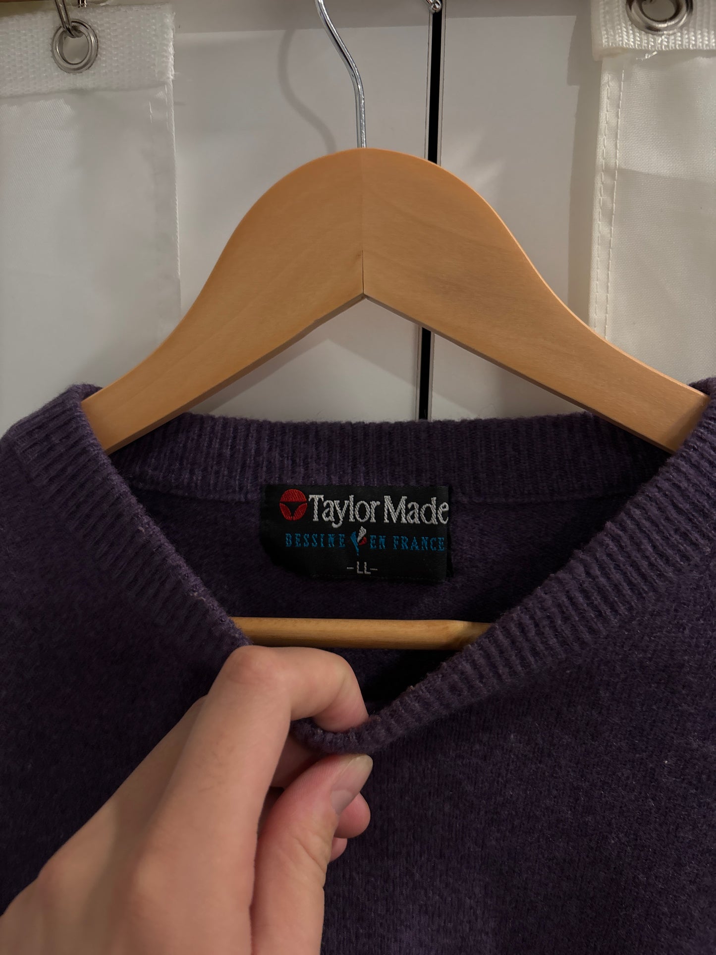 1990s Vintage Taylormade Classic Logo Wool Sweater