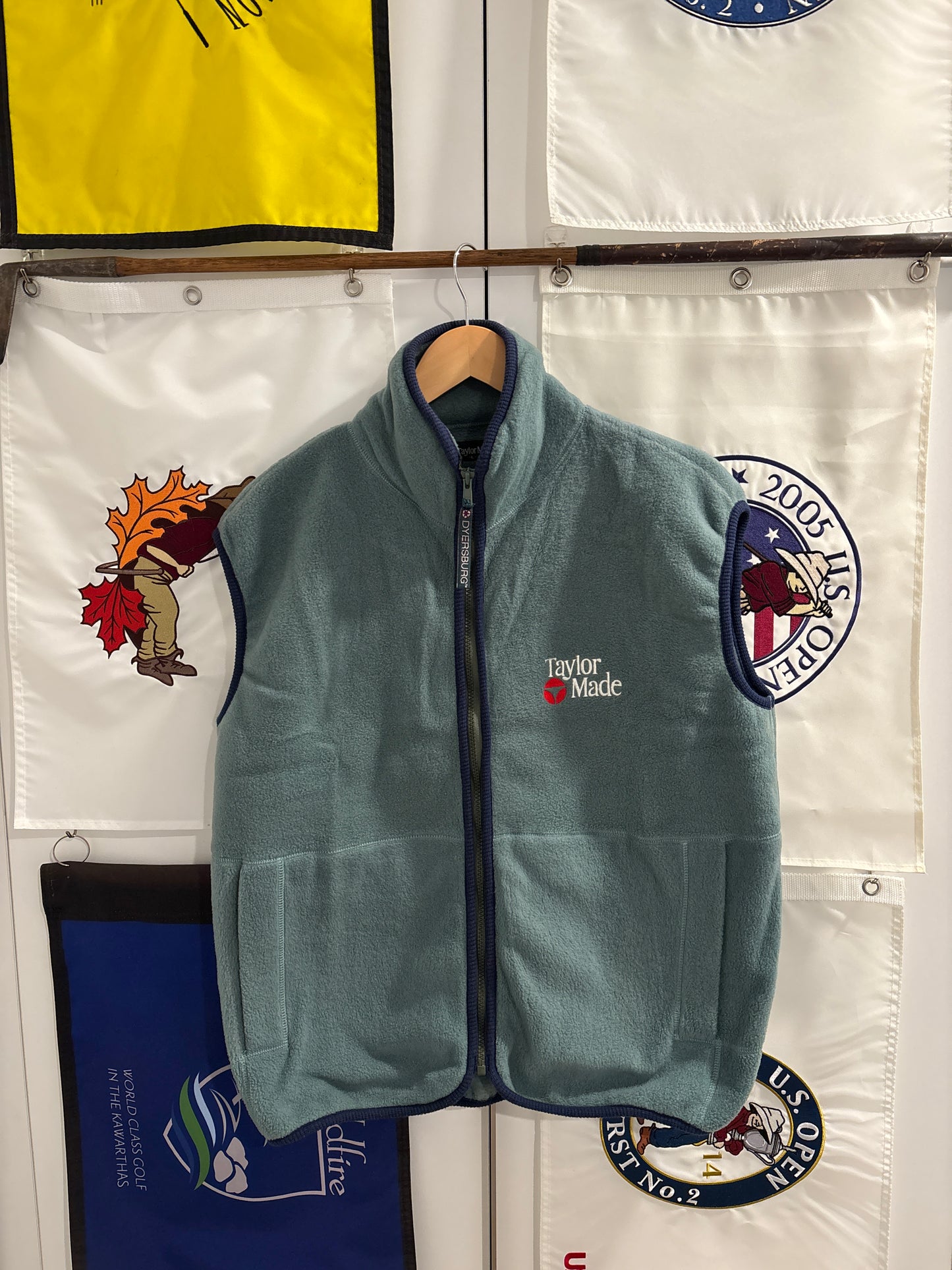 1990s Vintage Taylormade Classic Logo Fleece Vest
