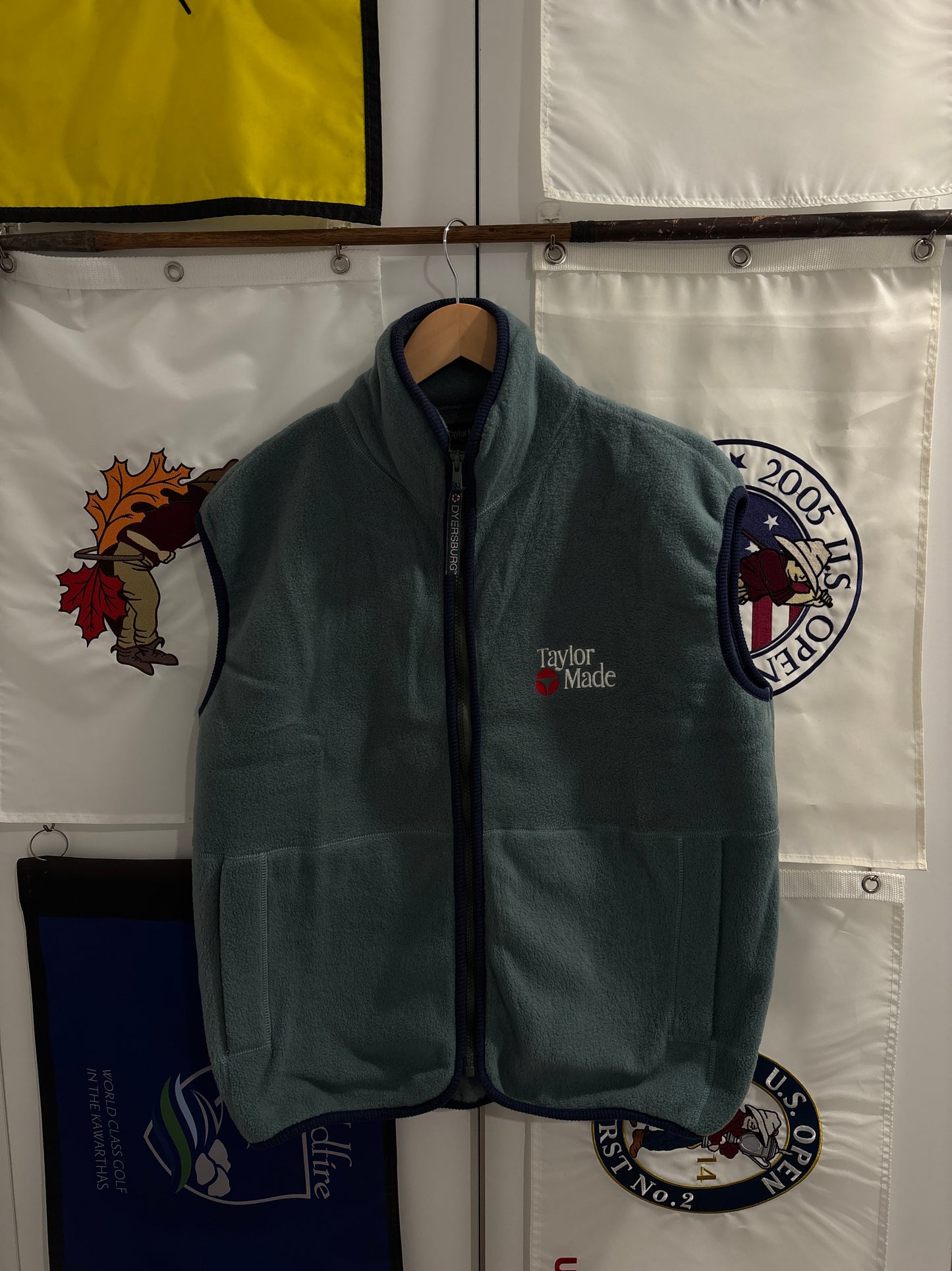 1990s Vintage Taylormade Classic Logo Fleece Vest