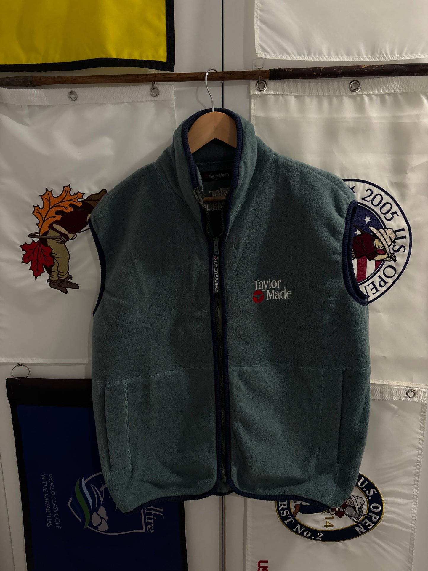 1990s Vintage Taylormade Classic Logo Fleece Vest